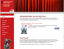 Tablet Screenshot of managementboekvanhetjaar.nl